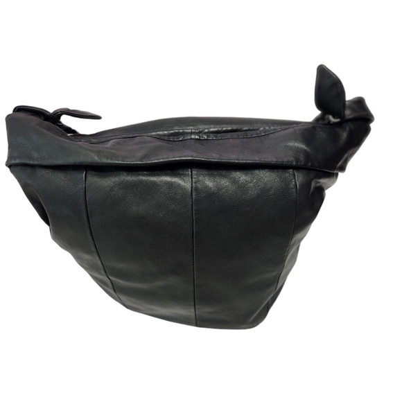 Renato Angi Venezia leather black shoulder bag - Picture 4 of 15